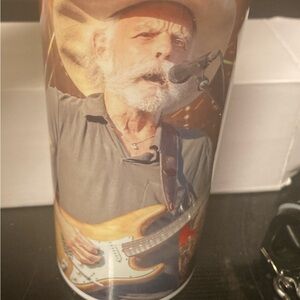 Grateful Dead Bob Weir Custom White Aluminum 750ML Food-Safe Water/Drink Bottle